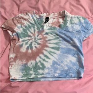 Tie-dye crop top